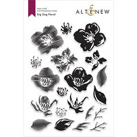 Altenew - Clear Photopolymer Stamps - Zig Zag Floral