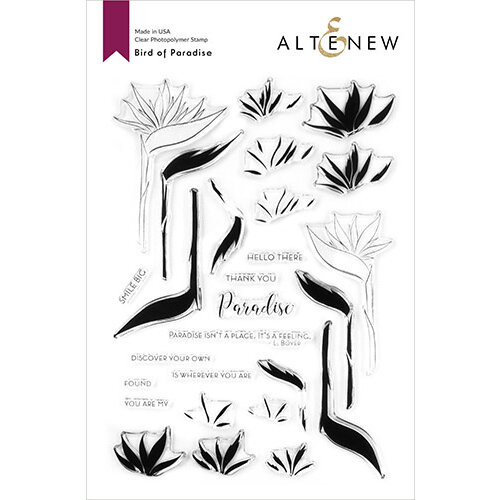 Altenew - Clear Photopolymer Stamps - Bird of Paradise
