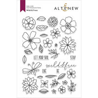 Altenew - Clear Photopolymer Stamps - Wild and Free
