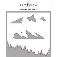 Altenew - Stencil - Mountain Scene
