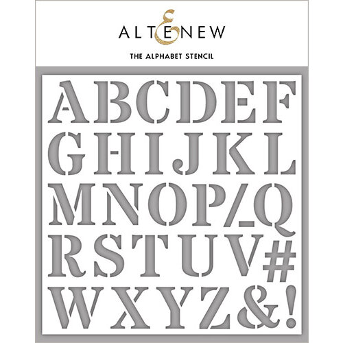 Altenew - Stencil - The Alphabet