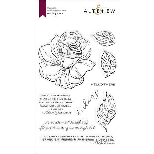 Altenew - Clear Photopolymer Stamps - Darling Rose