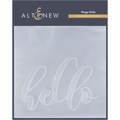 Altenew - Debossing Folder - Mega Hello