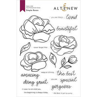 Altenew - Clear Photopolymer Stamps - Simple Roses