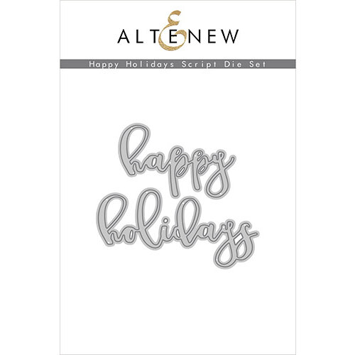 Altenew - Dies - Happy Holidays Script