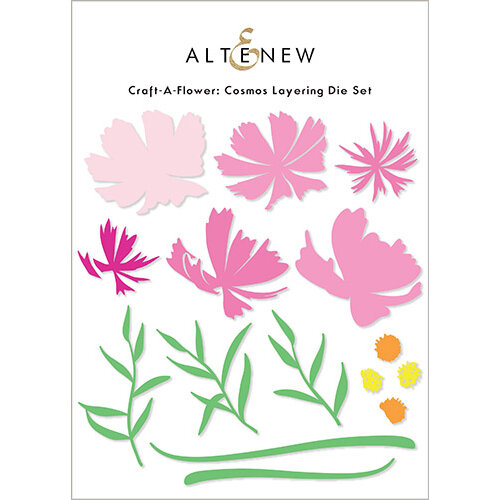 Altenew - Layering Dies - Craft A Flower - Cosmos