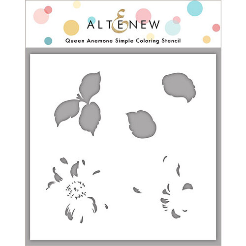 Altenew - Simple Coloring Stencil - Queen Anemone