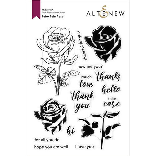 Altenew - Clear Photopolymer Stamps - Fairy Tale Rose