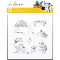 Altenew - Simple Coloring Stencil - 2 in 1 Set - Scalloped Ornaments