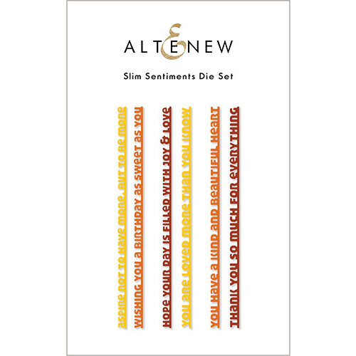 Altenew - Dies - Slim Sentiments