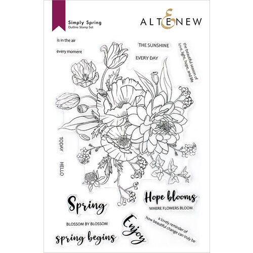 Altenew - Clear Photopolymer Stamps - Simply Spring