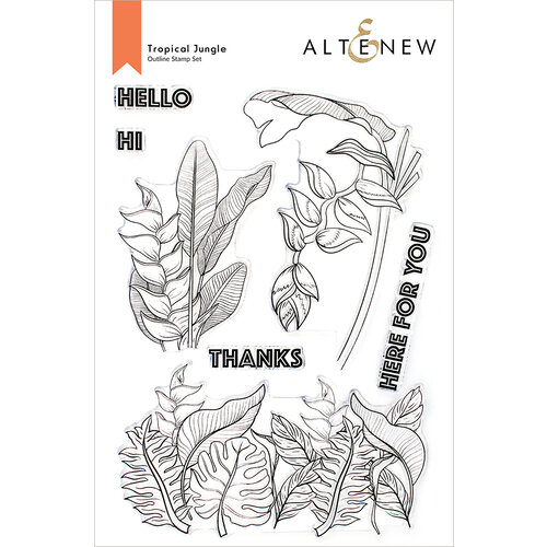 Altenew - Clear Photopolymer Stamps - Tropical Jungle