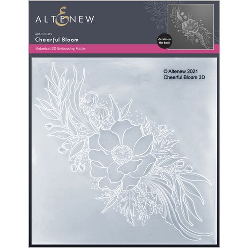 Altenew - Embossing Folder - 3D - Cheerful Bloom