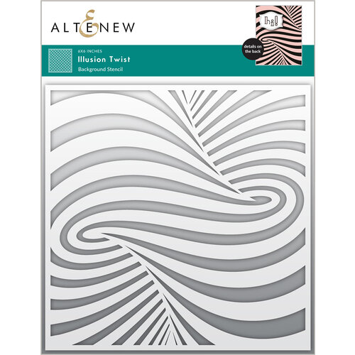 Altenew - Background Stencil - Illusion Twist