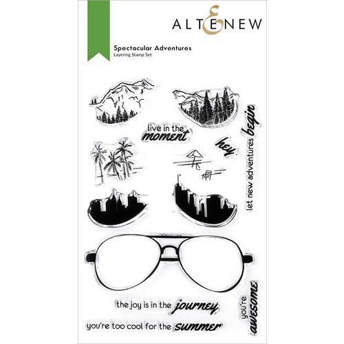 Altenew - Clear Photopolymer Stamps - Spectacular Adventures