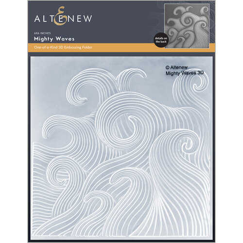 Altenew - Embossing Folder - 3D - Mighty Waves
