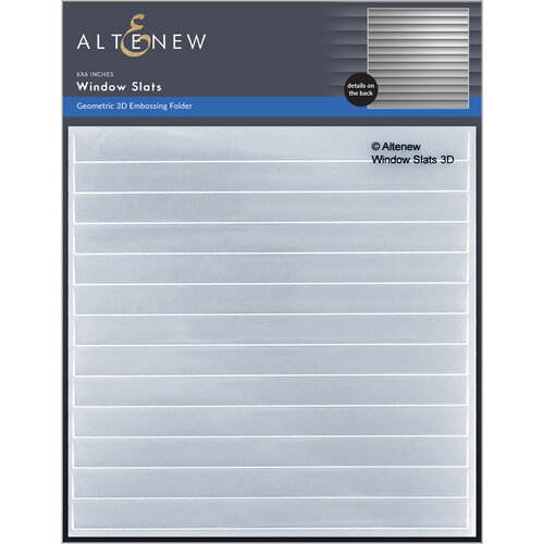 Altenew - Embossing Folder - 3D - Window Slats