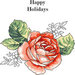 Altenew - Clear Photopolymer Stamps - Winter Shrub Rose