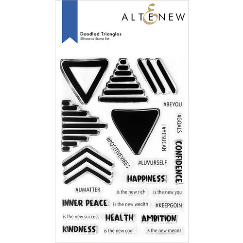 Altenew - Clear Photopolymer Stamps - Doodled Triangles