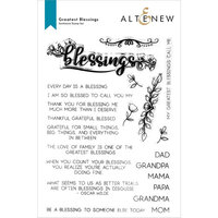 Altenew - Clear Photopolymer Stamps - Greatest Blessings