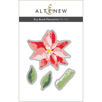 Altenew - Dies - Dry Brush Poinsettia