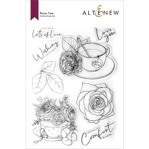 Altenew - Clear Photopolymer Stamps - Rose Tea