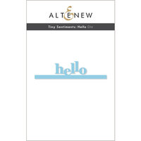 Altenew - Dies - Tiny Sentiments Hello