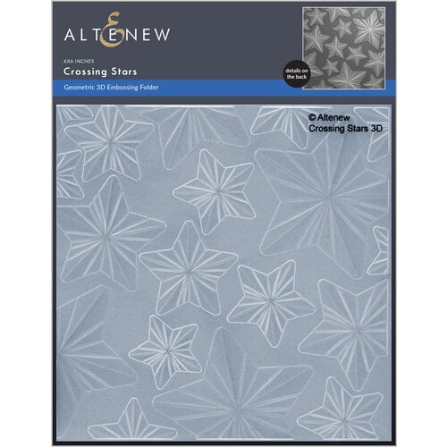 Altenew - Embossing Folder - 3D - Crossing Stars