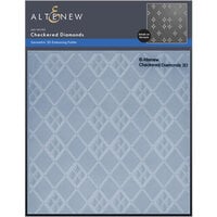 Altenew - Embossing Folder - 3D - Checkered Diamonds