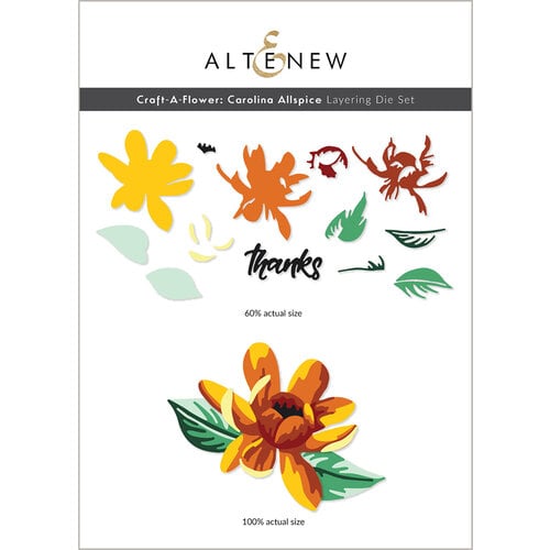 Altenew - Layering Dies - Craft A Flower - Carolina Allspice