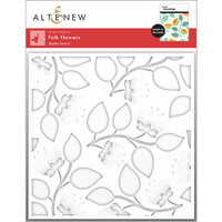 Altenew - Builder Stencil - 3 in 1 Set - Folk Flowers