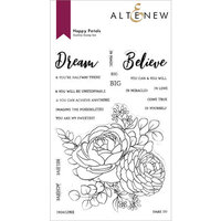 Altenew - Clear Photopolymer Stamps - Happy Petals
