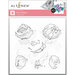 Altenew - Layering Stencil - 3 in 1 Set - Rose Mellow