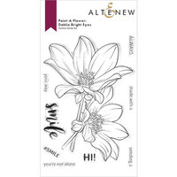 Altenew - Clear Photopolymer Stamps - Paint A Flower - Dahlia Bright Eyes