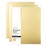 Metallic Cardstock - 10 Pack - Brushed Gold
