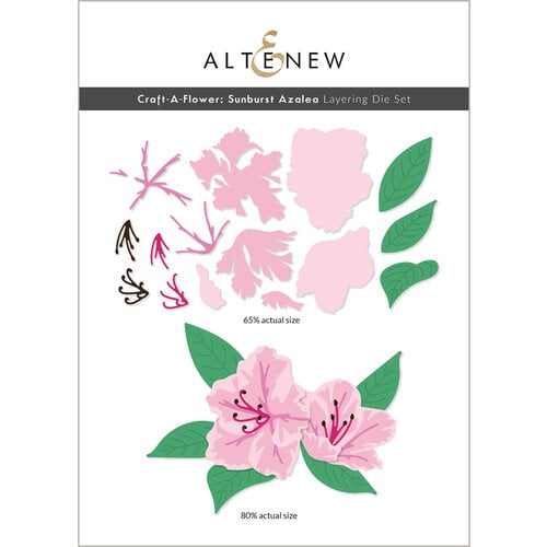 Altenew - Layering Dies - Craft A Flower - Sunburst Azalea
