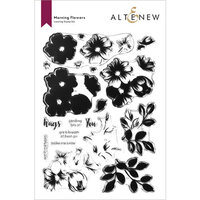 Altenew - Clear Photopolymer Stamps - Morning Flowers