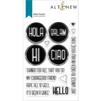 Altenew - Clear Photopolymer Stamps - Hello Friend