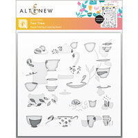 Altenew - Layering Stencil - 2 in 1 Set - Tea Time