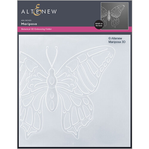 Altenew - Embossing Folder - 3D - Mariposa