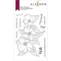 Altenew - Clear Photopolymer Stamps - Paint A Flower - Flowering Dogwood