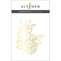 Altenew - Hot Foil Plate - Delightful Flowers