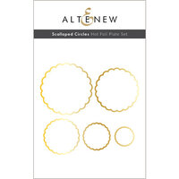 Altenew - Hot Foil Plate - Scalloped Circles