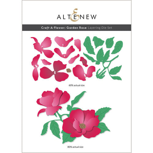 Altenew - Layering Dies - Craft A Flower - Garden Rose