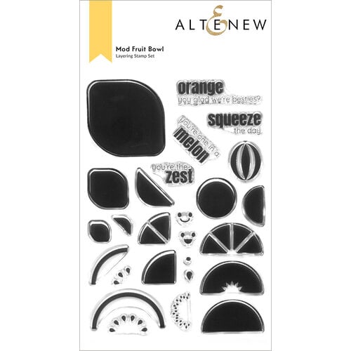 Altenew - Clear Photopolymer Stamps - Mod Fruit Bowl