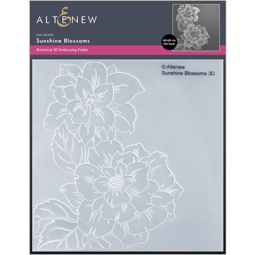 Altenew - Embossing Folder - Sunshine Blossoms