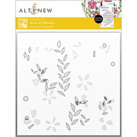 Altenew - Simple Coloring Stencil - 2 in 1 Set - Arch of Flowers