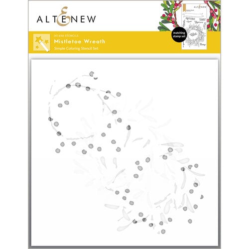 Altenew - Simple Coloring Stencil - 4 in 1 Set - Golden Days