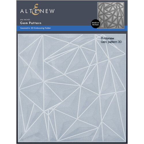 Altenew Embossing Folder 3D Gem Pattern