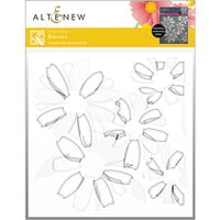 Altenew - Simple Coloring Stencil - 4 in 1 Set - Daisies